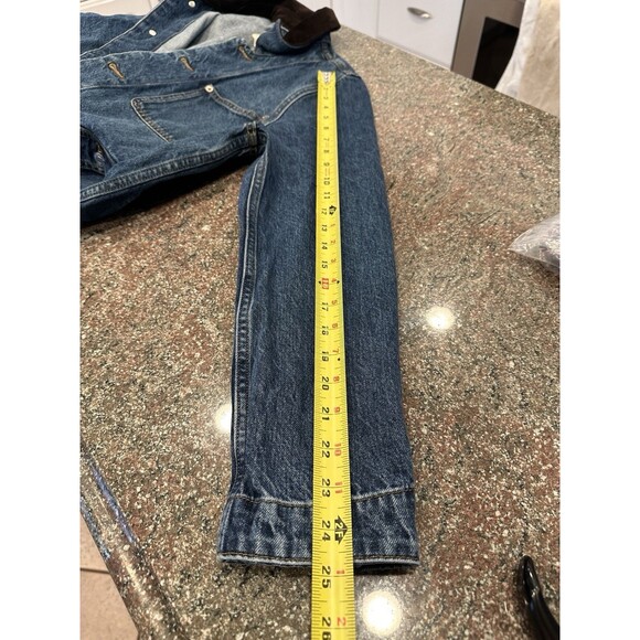 Everlane The Ranch Jacket in Denim  Size M EUC Cord collar button closure - Picture 11 of 11